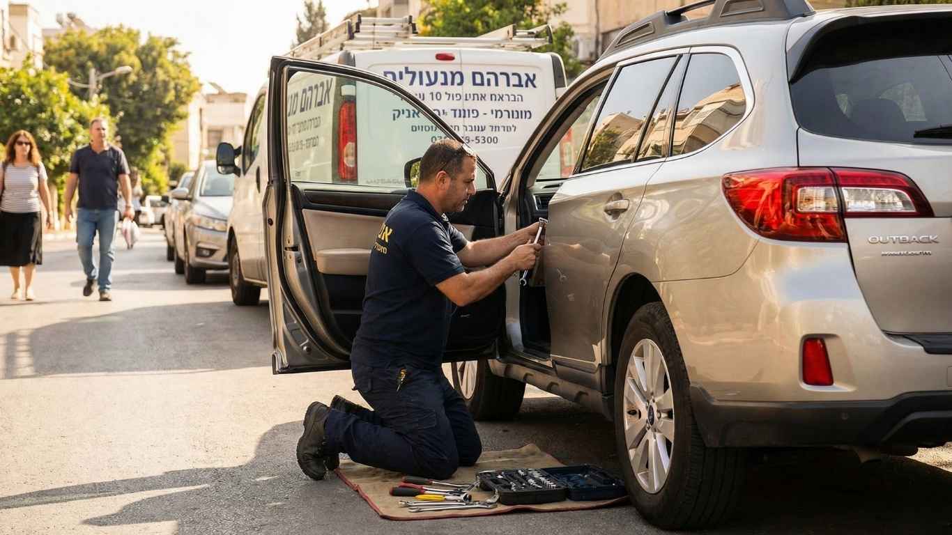 החלפת מנעול לרכב